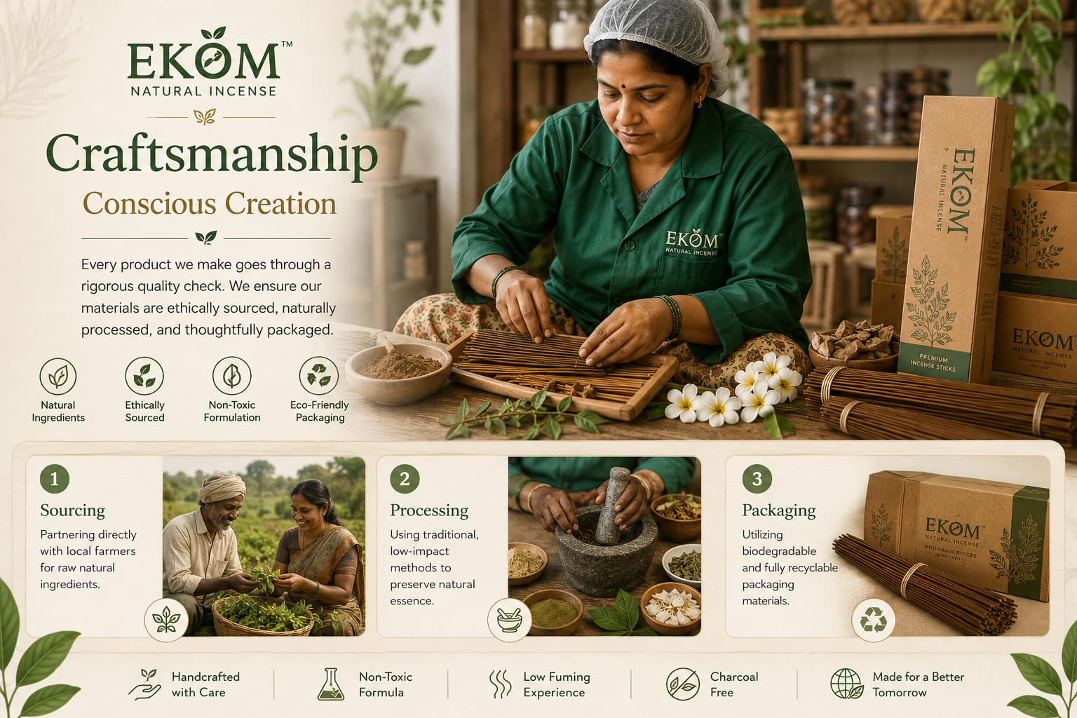 Natural materials processing