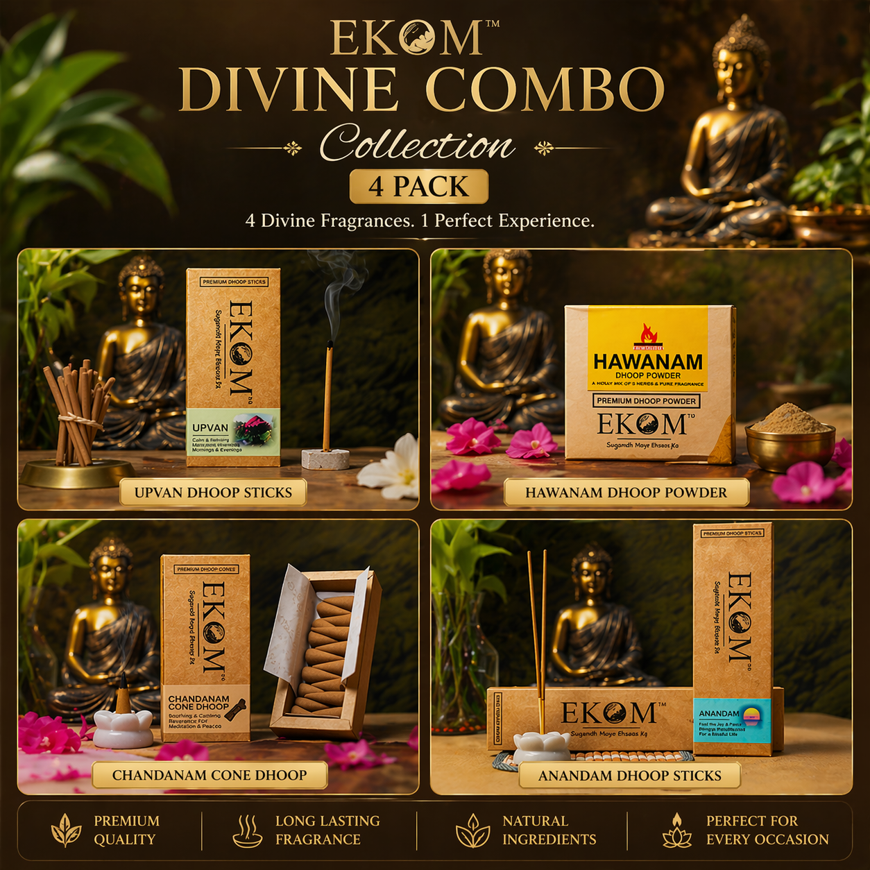 Ekom Divine Harmony Combo (4 Pack)